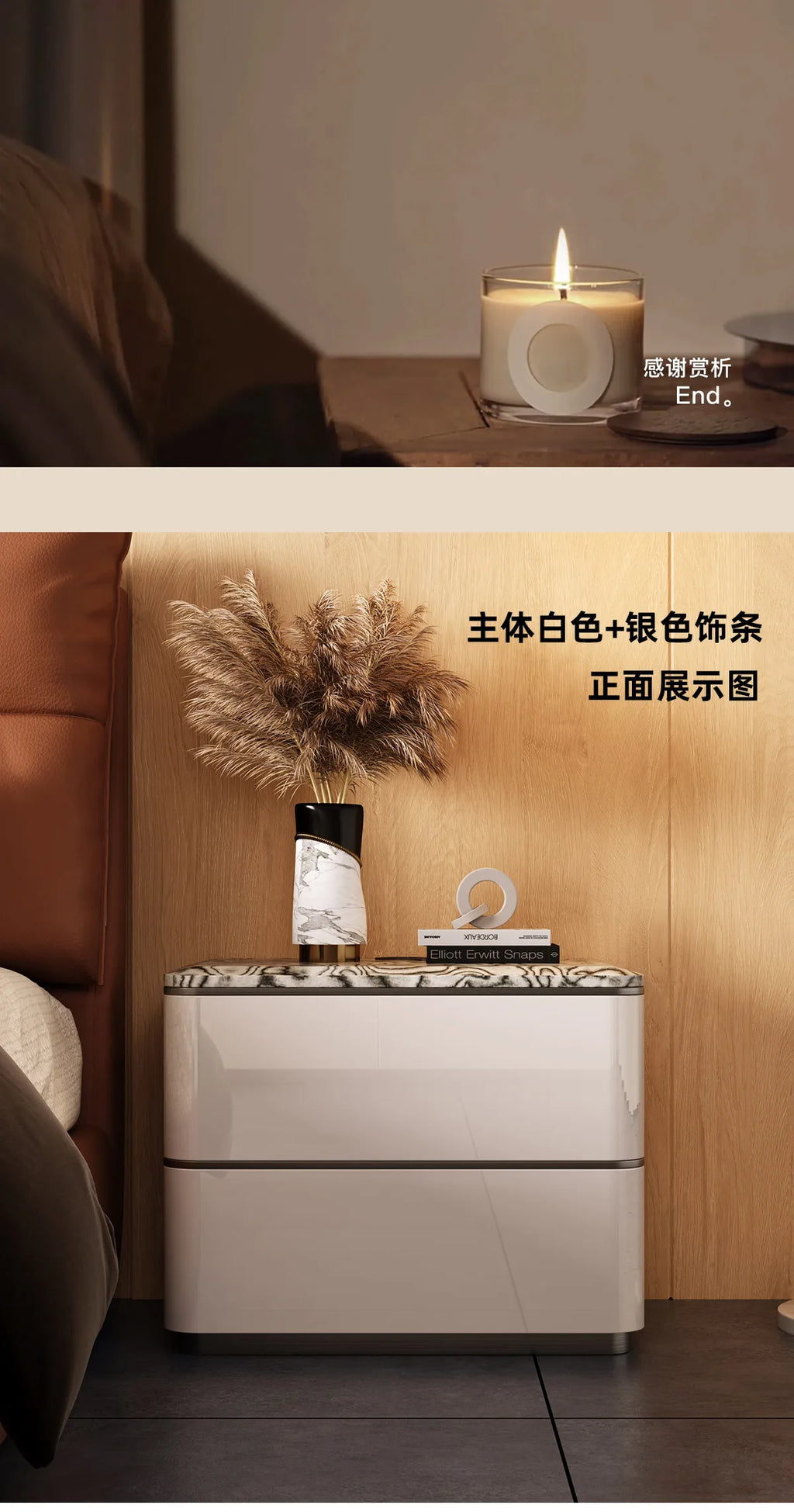 Delicacy Bedroom Nightstand Storage Drawers Classic Practical Bedside Table Aesthetic Luxury Mesitas De Noche Home Furniture