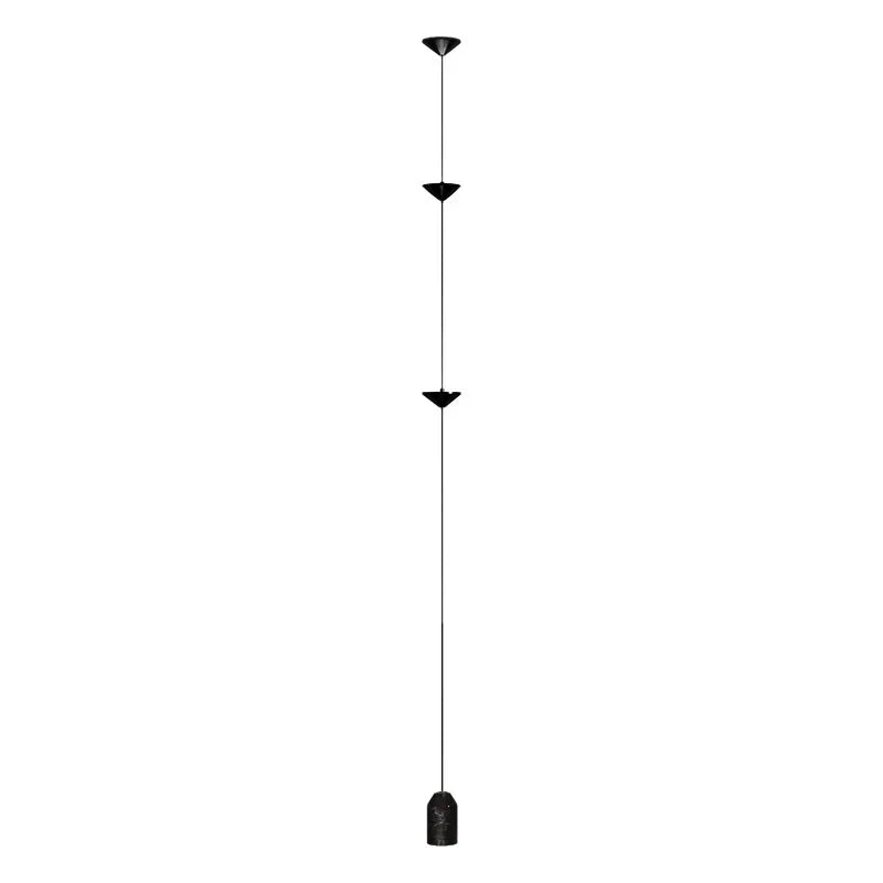 Modern Living Room Hallway Wall Floor Lamp Cone Desigh Art Decorative Iron Hanging Cable Floor Lamp for Bedroom Indoor