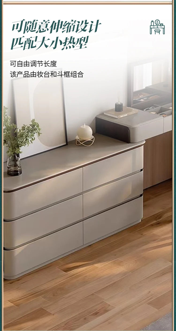 Bedroom Big Dressing Table Vintage Desk Aesthetic Luxury Dressing Table Nordic Girls Espejo Maquillaje Luz Home Furniture