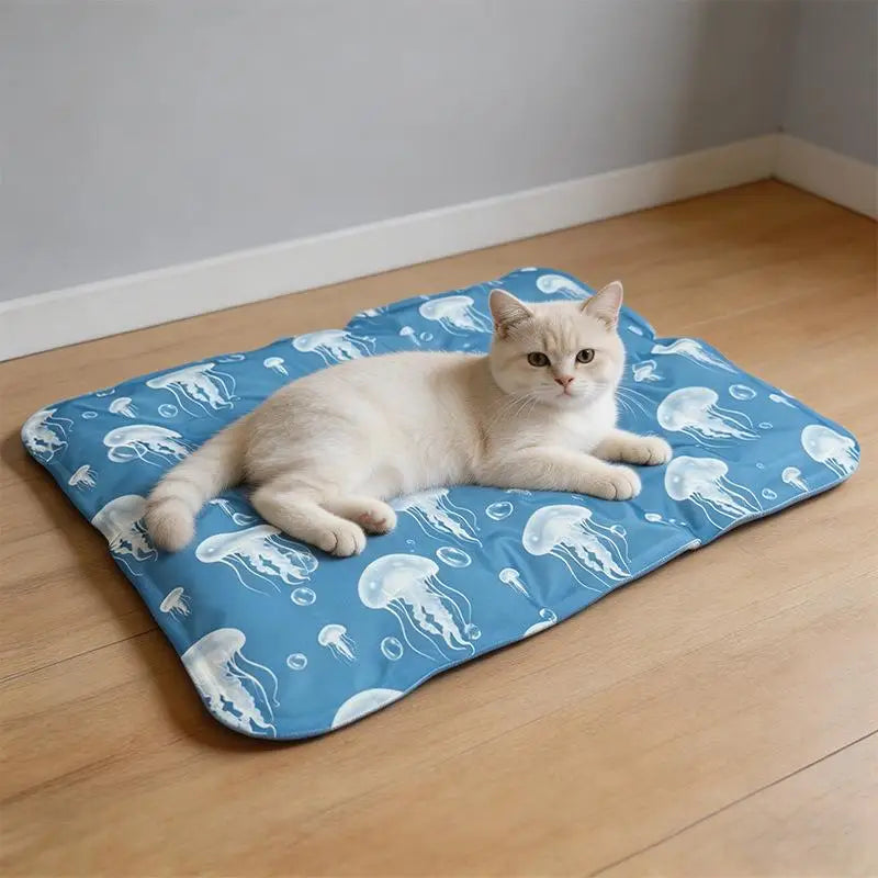 Cooling Ice Mat For Pets Non Toxic Summer Dog Cat Self Cooling Gel Pad Bed Crate Sofa Floor