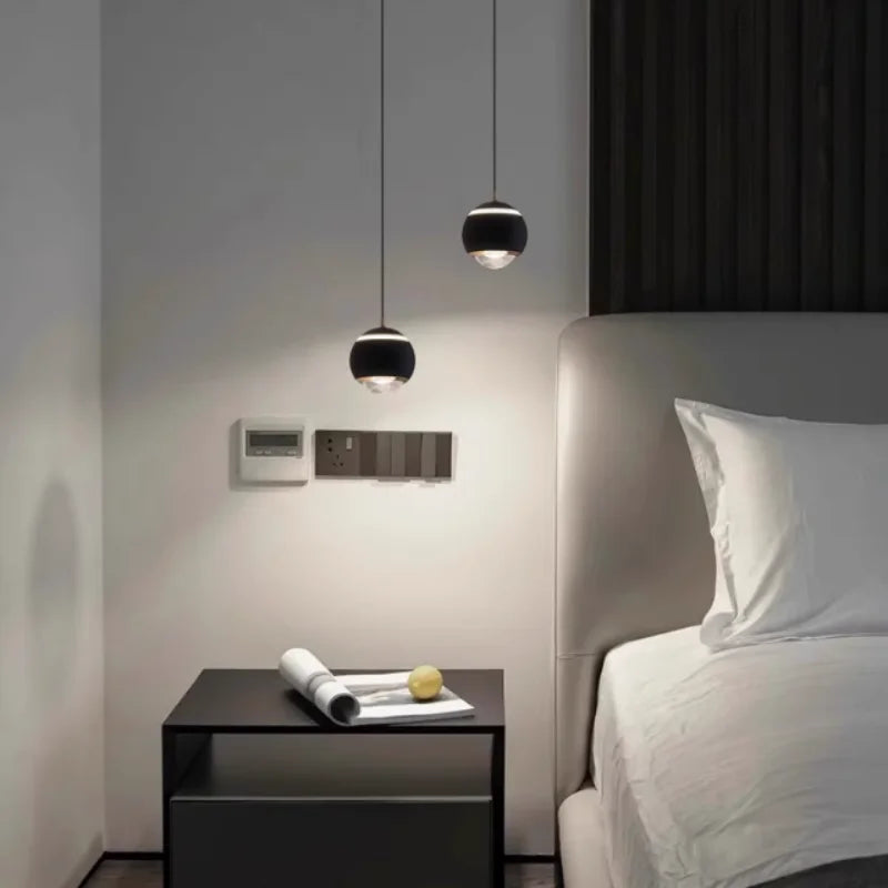 Small Modern Bed About Light Lift Advanced Minimalist Master Bedroom Bar Hanging Bedroom Head Chandelier Simple Luxury Creative