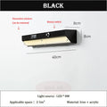 Bedroom Bedside Wall Lamps Children's Room Long Strip Lamp Retro Industrial Style Home Decor Living Room Mirror Front Wall Light