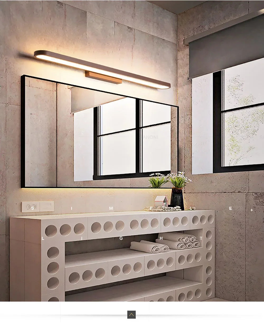 Bathroom LED Wall Lamp Wall Sconce Modern Mirror Headlight for Toilet Stairs Aisle Vanty Lamps Home Decorations Fixture Luster
