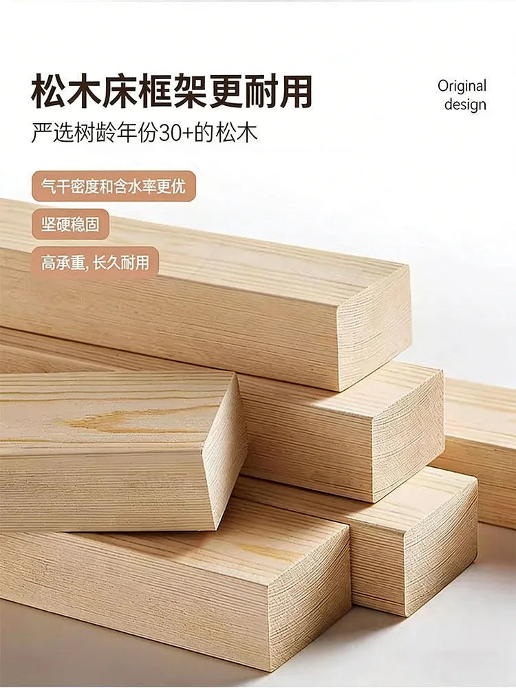 Modern Wooden Bed Bedroom Princess Design Sleeping Floor Mobile Girls Luxury Bed Children Letto Matrimoniale Hotel Furniture