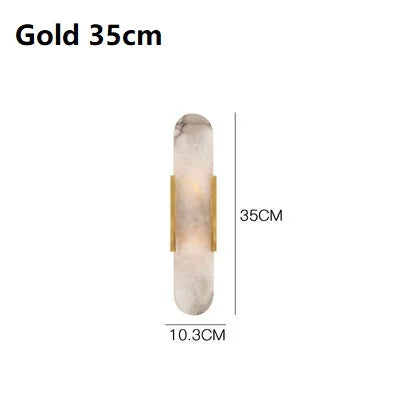 Modern Nordic High-End Marble Bedroom Bedside Lamps Living Room Wall Lighting Elegant Room Decor Marble Interior Wall Led Lights