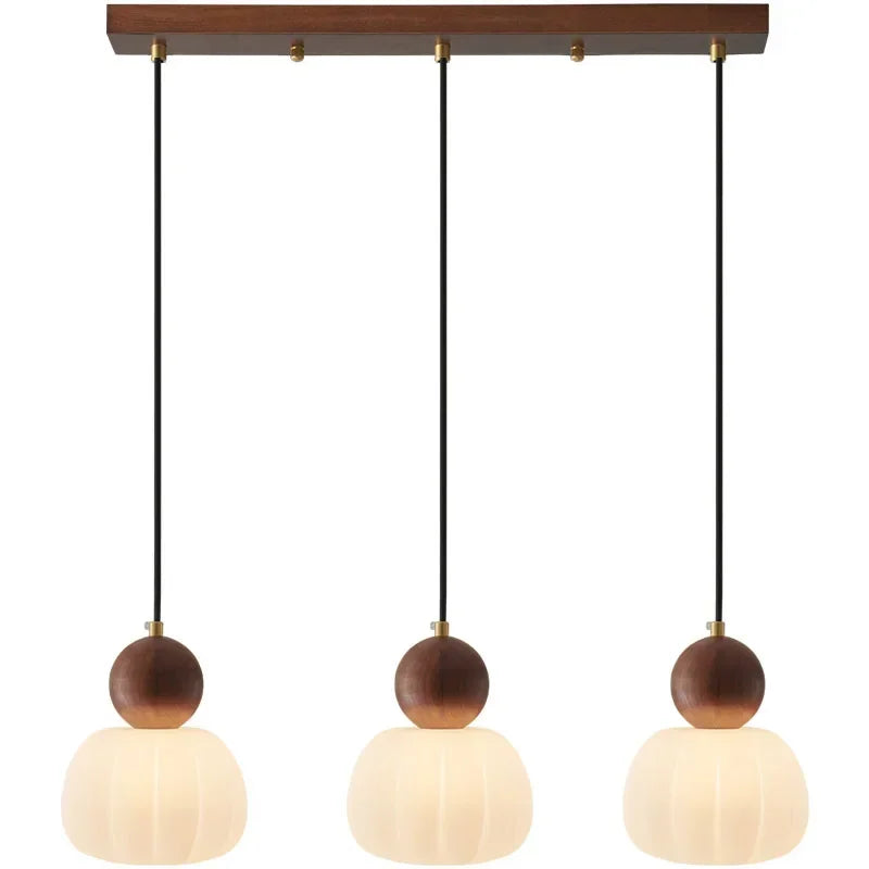 Cream Wind Bedroom Chandelier Simple Children's Bedside Chandelier Modern Creative Jack-o '-lantern Nordic Restaurant Lamps