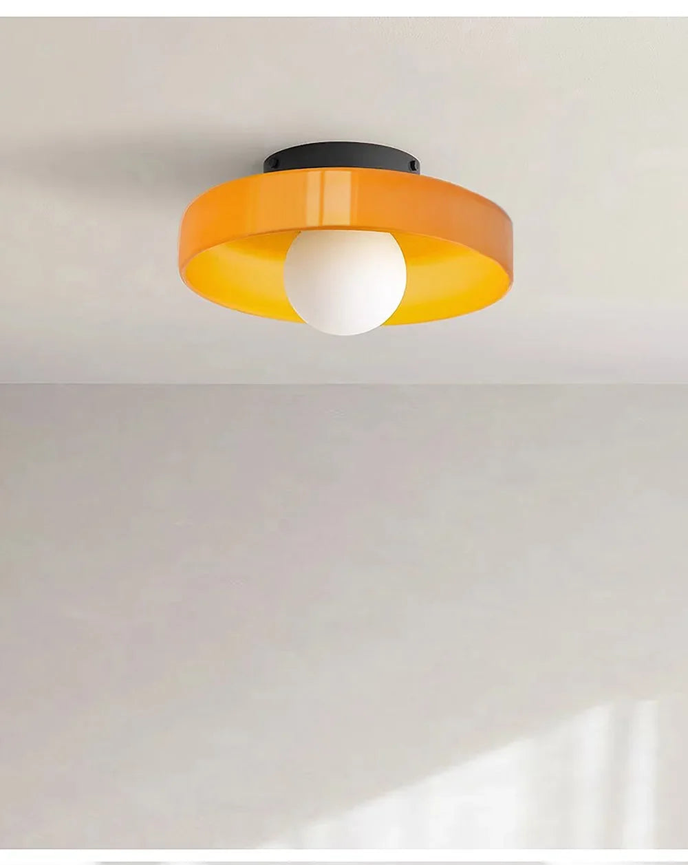 Wall Lamp Minimalist Room Decoration Ceiling Lights For Bedroom Living Room Study Indoor Home Round Glass Illumination Luminaire