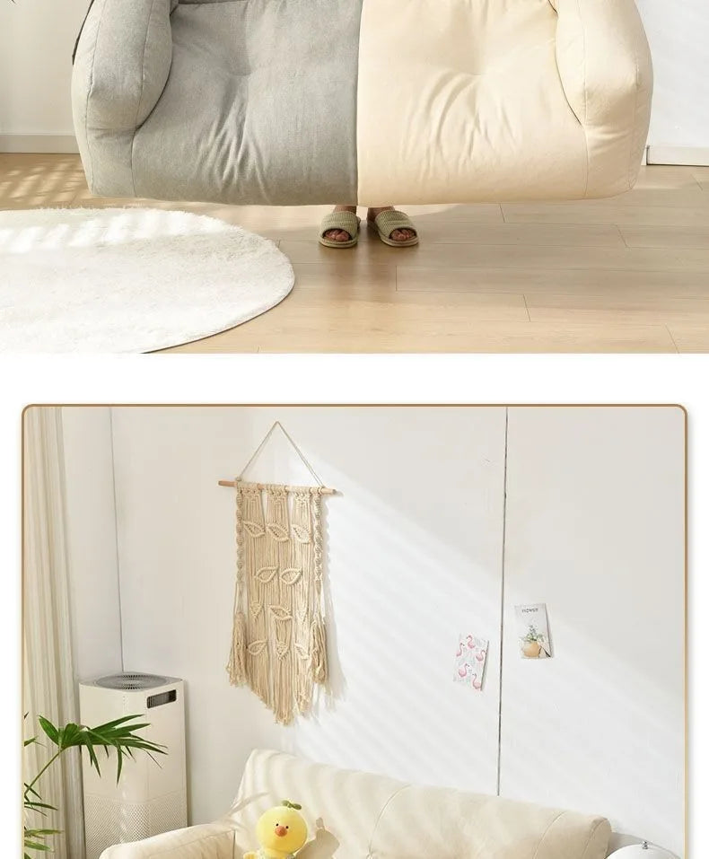Living Room Sofas Modern Bean Bag Lazy Sofa Removable and Washable Bedroom Sofas Household Room Furniture Balcony Sleeping