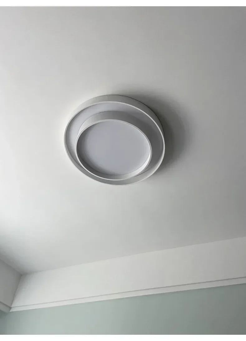 Bedroom Living Room Lamp Led Ceiling Light Minimalist Modern White Black Grey Indoor Lighting Fixture Home Hotel Luminarie