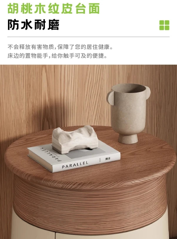 Creative Design Small Bedside Table Space Saving Drawers Storage Nightstand Unique Trendy Mesa De Noche Bedroom Furniture