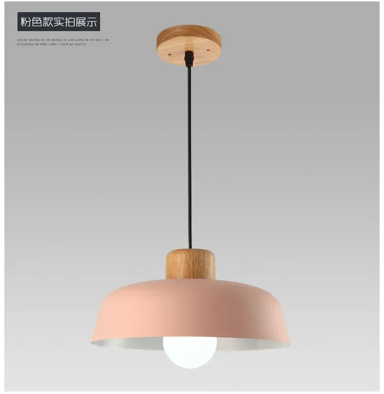 Now Nordic Lighting Modern Living Room Dining Table Lamps Simple Personality Creative Bar Bedroom Single Head Macaron Chandelier