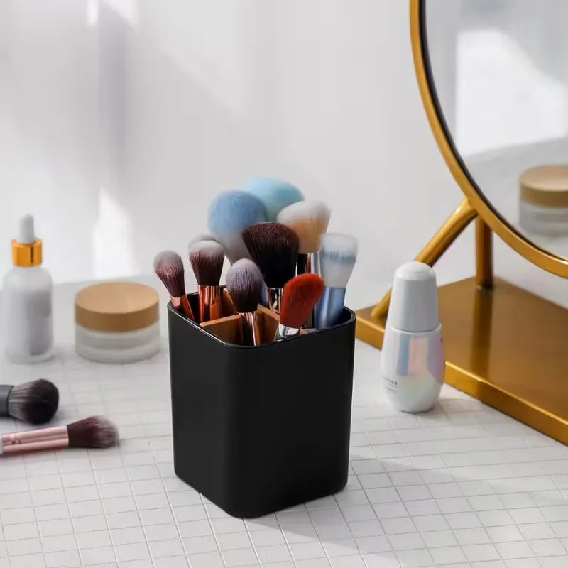 Bathroom Organizer Made of with Three Compartments for Toothbrushes And Toothpaste, Suitable for Electric Toothbrushes