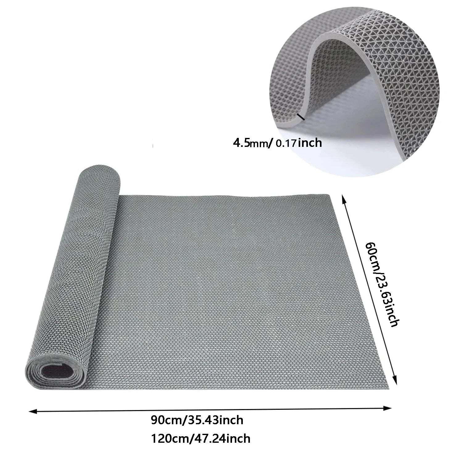 Bathroom Mat, Anti Slip Drainage, Bathroom Moisture-proof Area,door,shower Floor Mat Multifunctional Kitchen Waterproof Plastic