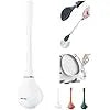 Disposable Toilet Brush Household Bathroom Wall Mounted No Dead Corners Cleaning Specialized Descaling Tool Scrubber Bowl White