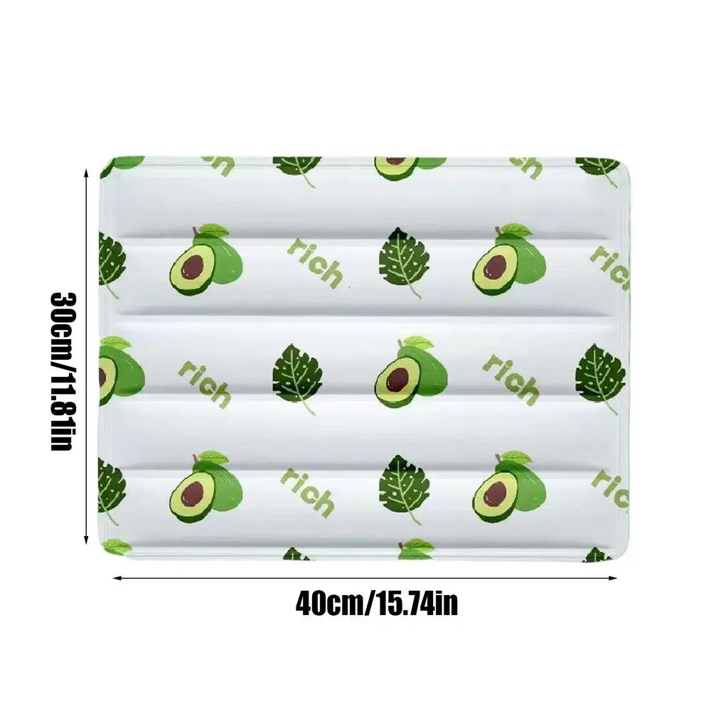 Dog Cooling Mat 30x40cm Ice Bed Soft Reusable Floor Cushion Summer Cool Mat for Small Medium Large Cats Indoor Outdoor Use