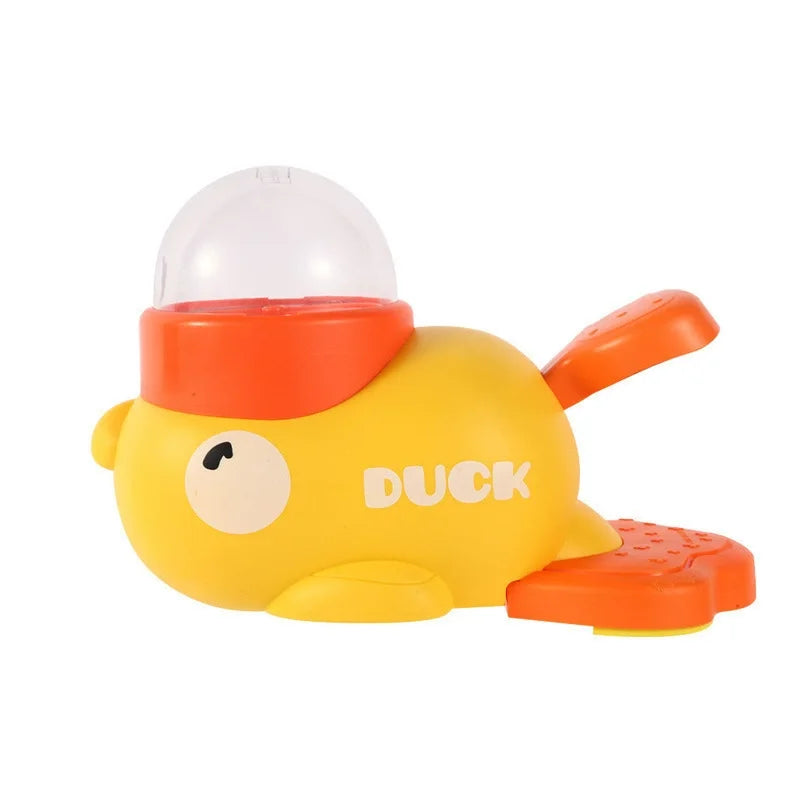 Little Yellow Duck Treat Dispenser Cat Dog Toy Self Play Boredom Relief Interactive Launcher IQ Training Slow Feeder Puzzle Toys