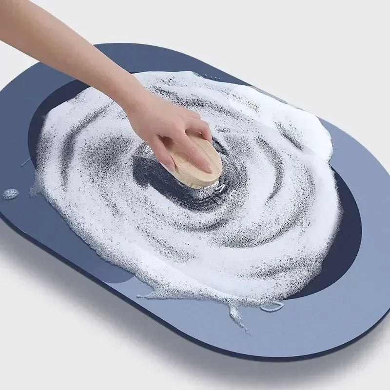 Bathroom Mat Decor Rug, Non-Slip, Quick-Drying, Stain-Resistant Bathroom Mat - Easy-Care Shower Mat for Bathroom Floors Mat