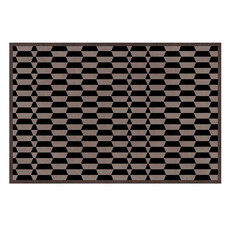 Fashion Style Carpet for Living Room Geometric Striped Decor Home Large Area Sofa Black White Rugs Bedroom Plush Non-slip Mat