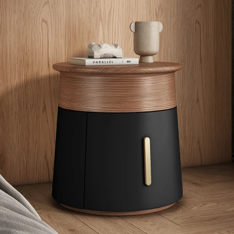 Creative Design Small Bedside Table Space Saving Drawers Storage Nightstand Unique Trendy Mesa De Noche Bedroom Furniture