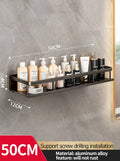 Bathroom Rack Bathroom Shelf Toilet Space Aluminum Hanging Rack Bathroom Organizer Hang on the Wall