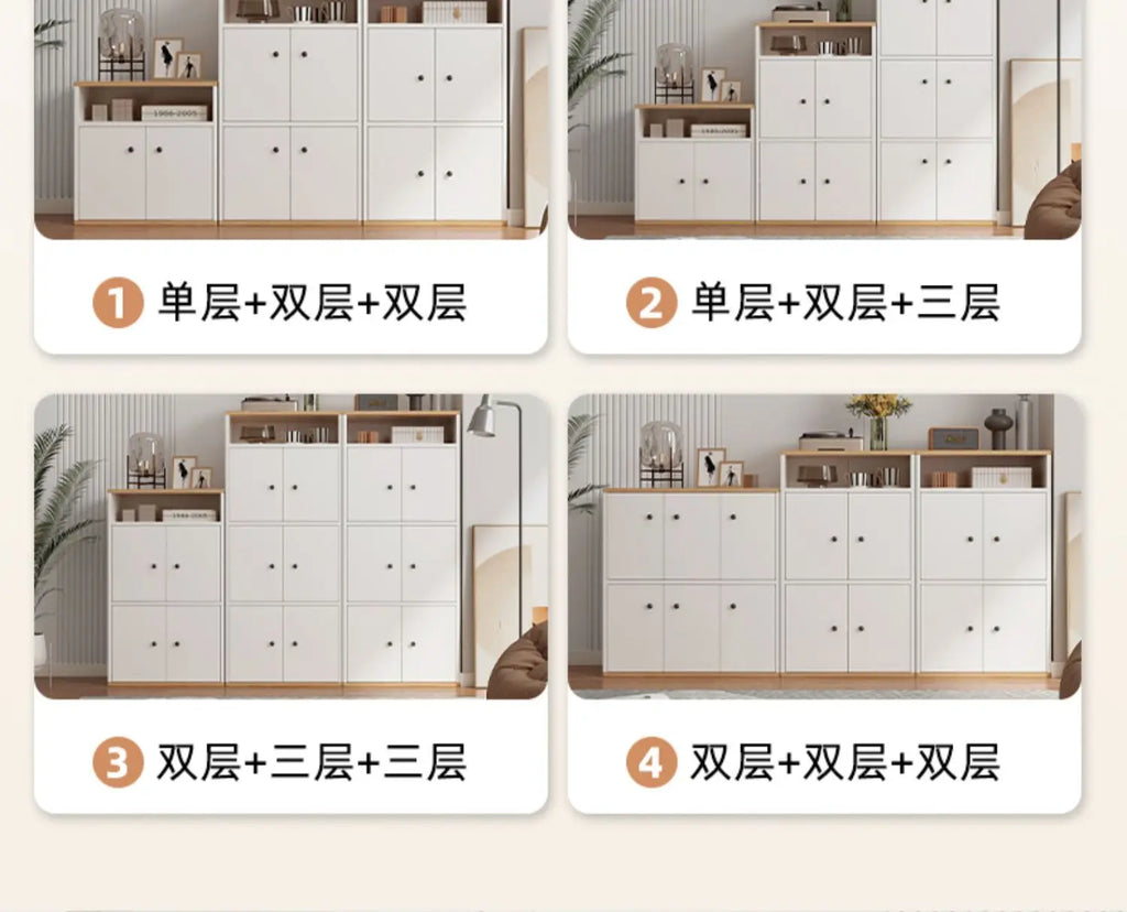 Living Room Storage Cabinet Chest of Drawers Bedroom Wooden Locker, Small Standing Cabinet, Household Bedside Locker, Drawers