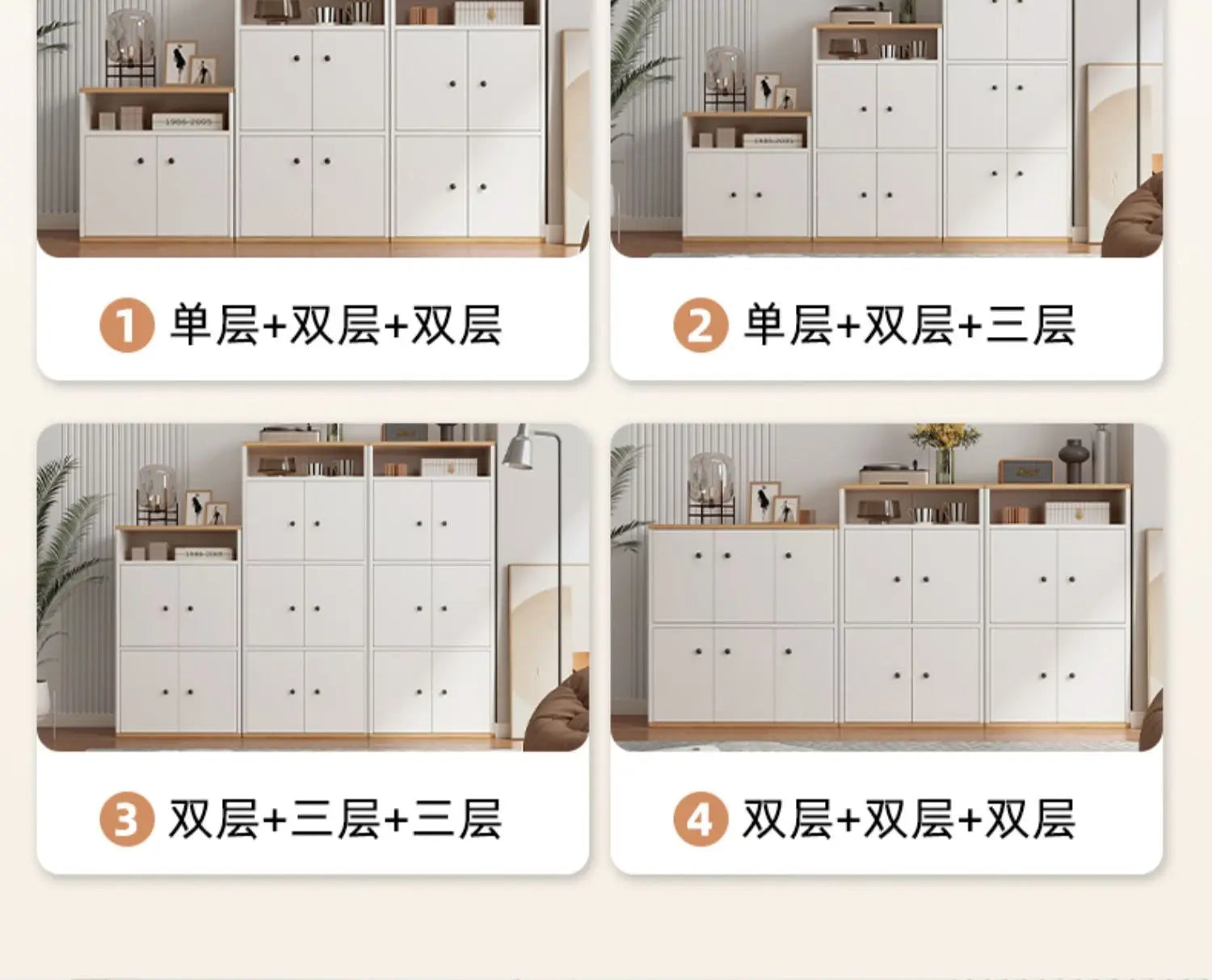Living Room Storage Cabinet Chest of Drawers Bedroom Wooden Locker, Small Standing Cabinet, Household Bedside Locker, Drawers