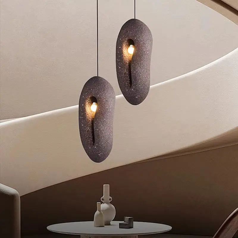 Online Celebrity Designer Dining Room Qingba Small Droplight Japanese Wabi Sabi Retro Red Home Stay Bedside Pendent Lamp