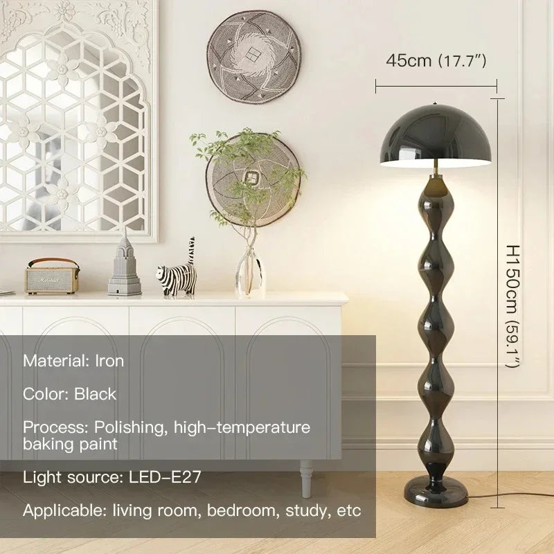 Nordic Living Room LED Floor Lamp Creative Mushroom Shape Indoor Atmosphere Lighting Decorative Floor Lamp