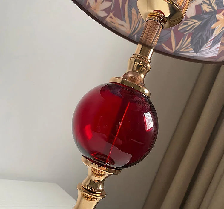 Bedroom Desk Lamp, Warm and Romantic, Light Luxury, Retro American Wrought Iron, Simple Modern Bedside Lamp