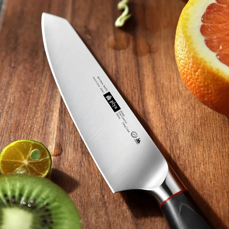 Kitchen Professional Chef Knife Stainless steel Household Meat Cleaver Fruit knife Solid wood handle sharp cutter Cooking Tools