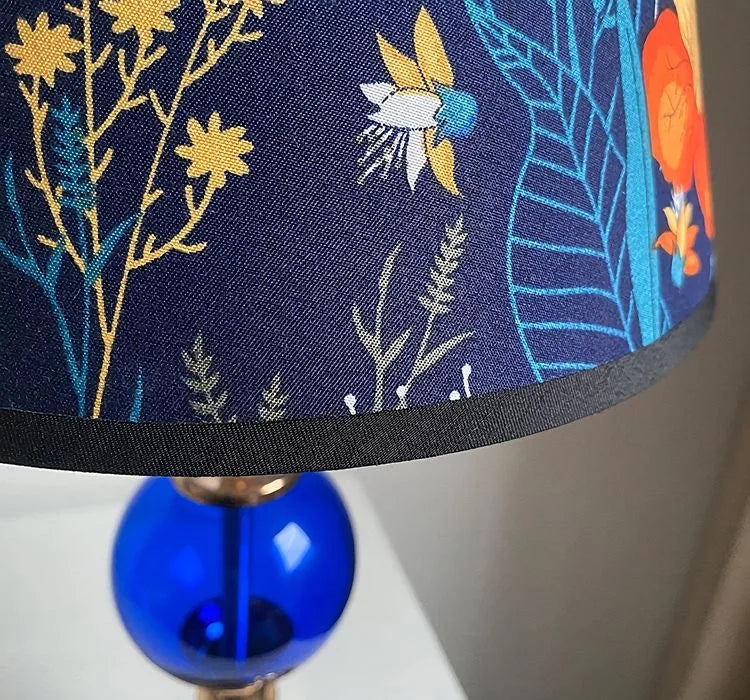 Bedroom Desk Lamp, Warm and Romantic, Light Luxury, Retro American Wrought Iron, Simple Modern Bedside Lamp