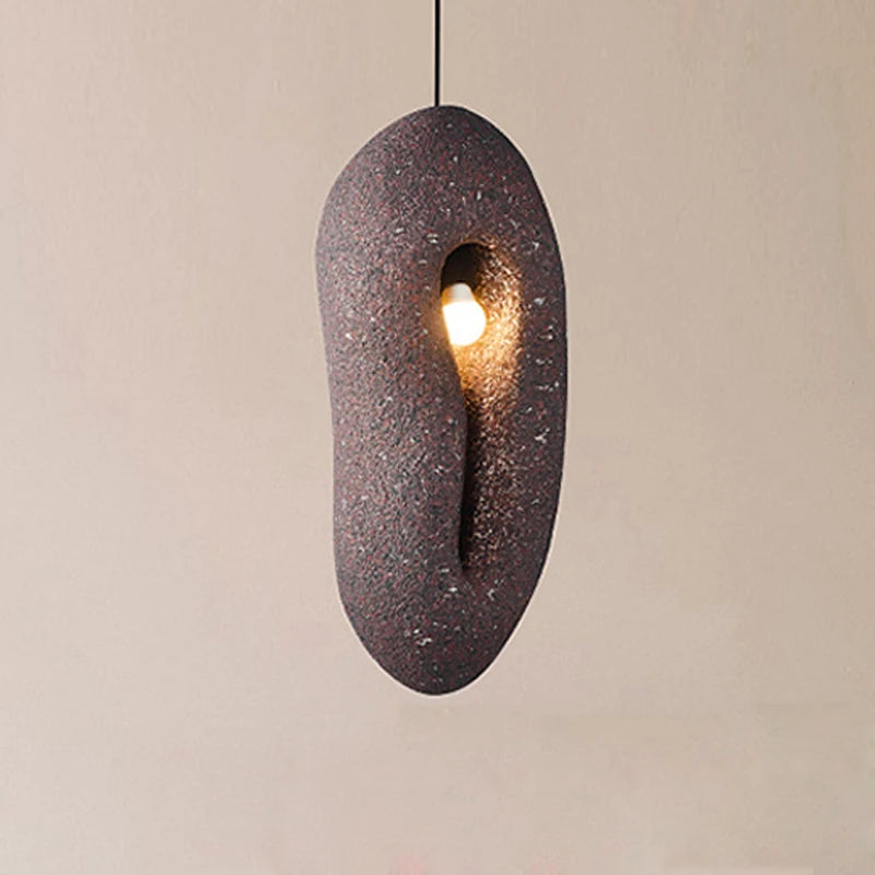 Online Celebrity Designer Dining Room Qingba Small Droplight Japanese Wabi Sabi Retro Red Home Stay Bedside Pendent Lamp