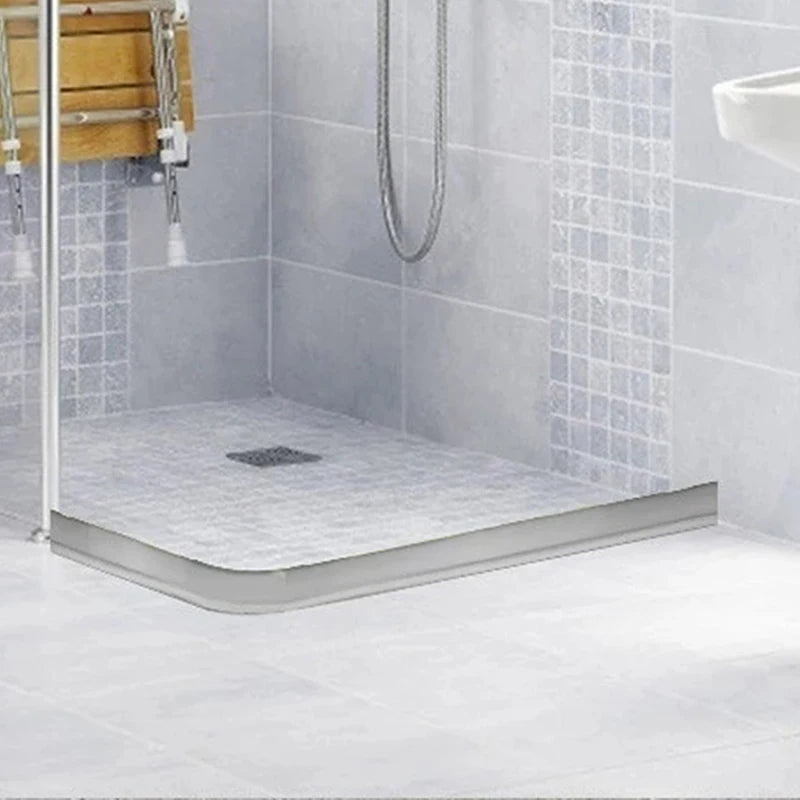 Bathroom Toilet Wet Dry Separation Barrier Stopper Retaining Strip Shower Dam Flood Barrier Watertight Seals  Countertop Floors
