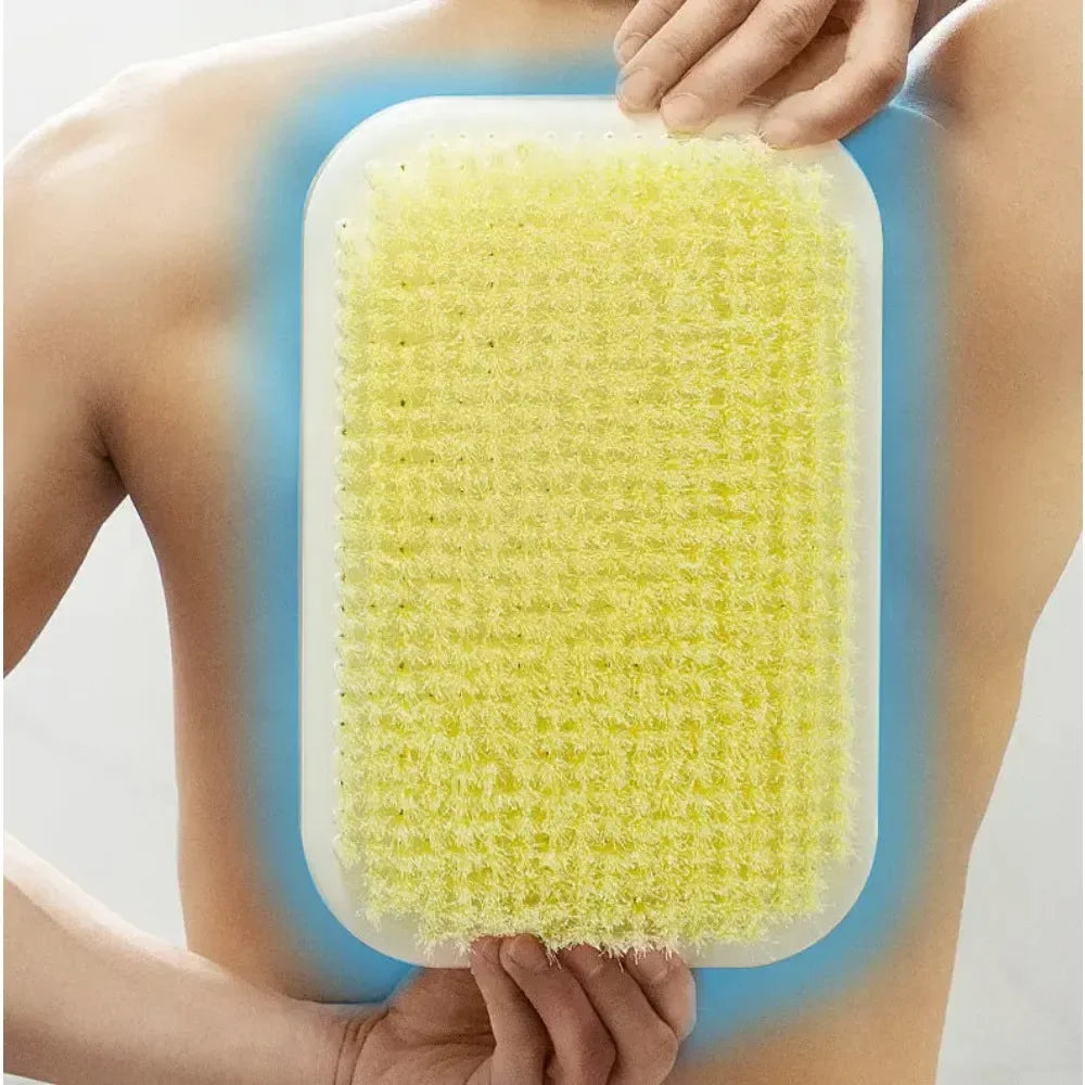 Wall Mounted Back Scrubber Shower Brush Bath Body Brush Exfoliating Scrubber Self Cleaning Back Washer Bathroom Accessories