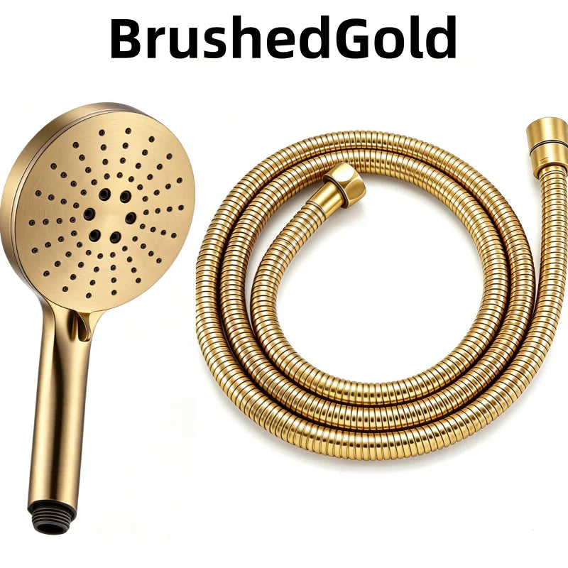 Bathroom 3 Functions Handheld High-pressure Water-Saving Shower Head Hardware Accessories High Qualit ABS Hand-Hold Shower