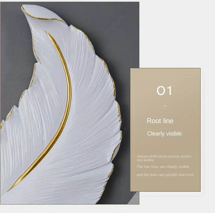 Modern Living Room Corridor Lighting Wall Lamp Nordic Home Decor Bedroom Bedside Lamps Light Luxury Creative LED Feather Lamp