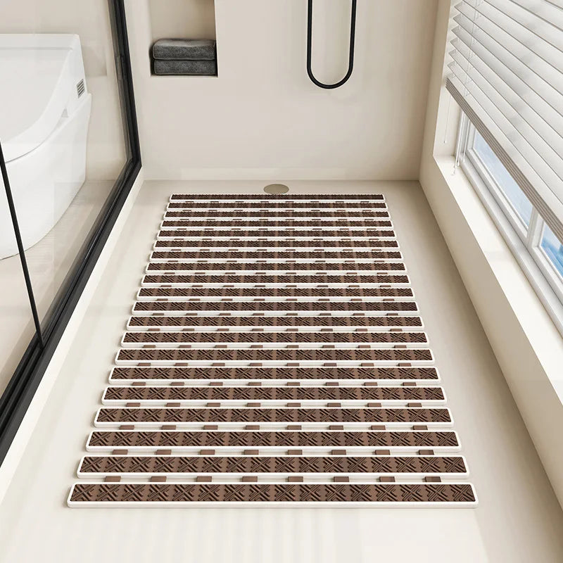 Bathroom Non Slip Mat Household Floor Mat Shower Room Anti Fall Bathroom Special Suction Cup Bath Mat Household Goods
