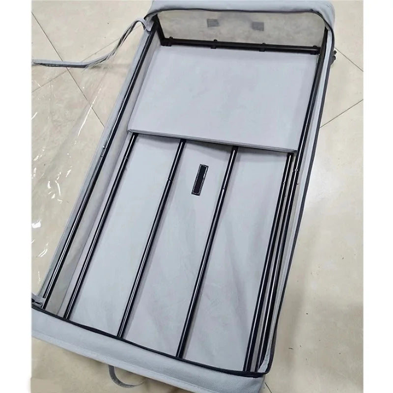 Bed Bottom Storage Box with Wheels Underbed Dust-Proof Organizer for Clothes Shoes Home Bedroom Simple Design Rolling Drawer
