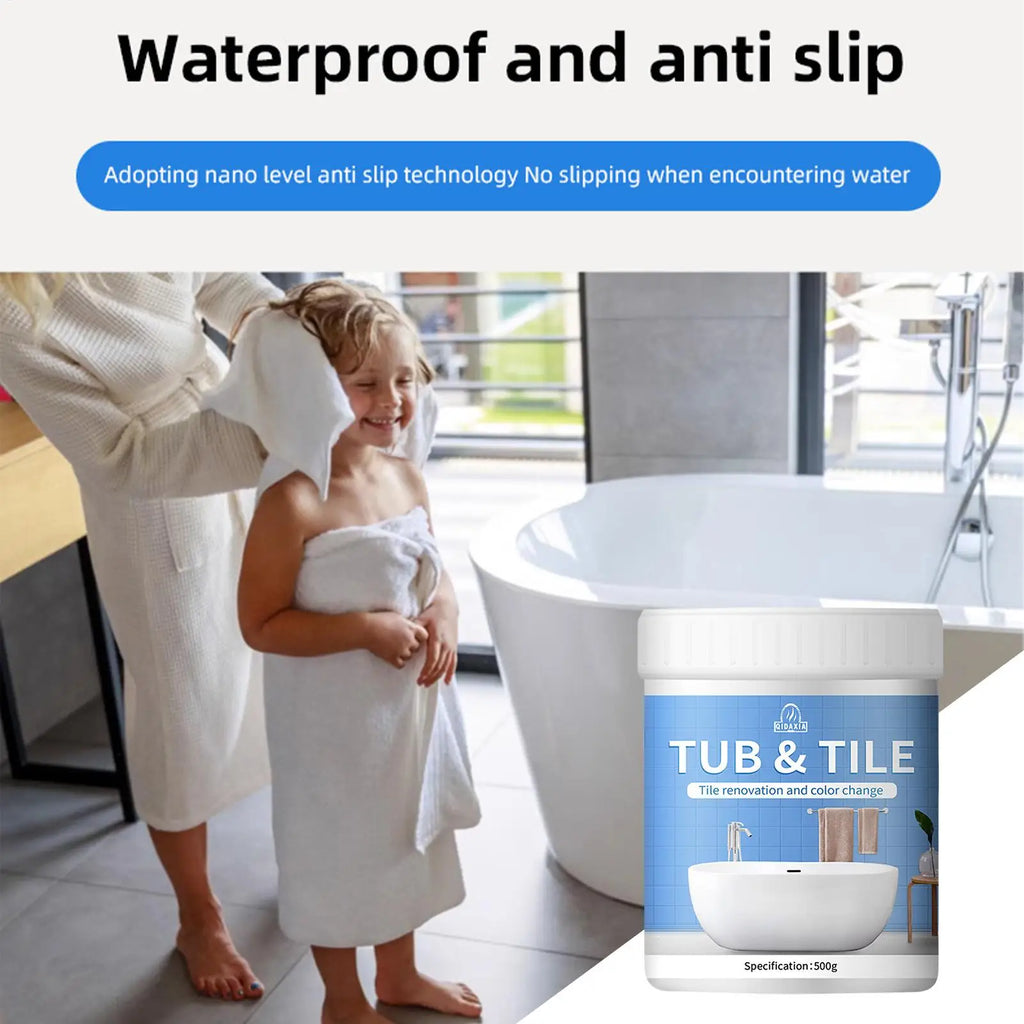 Bathroom Tile Paint Kit Tile color change paint Glass ceramic renovation bathroom water based paint for Bathtubs Sink