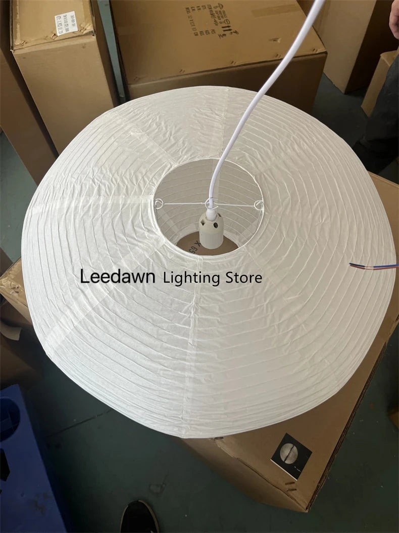Living Room Hotel Environmentally Friendly Home Simple Nordic Lampshade Decoration Paper Lantern in Study Chandelier