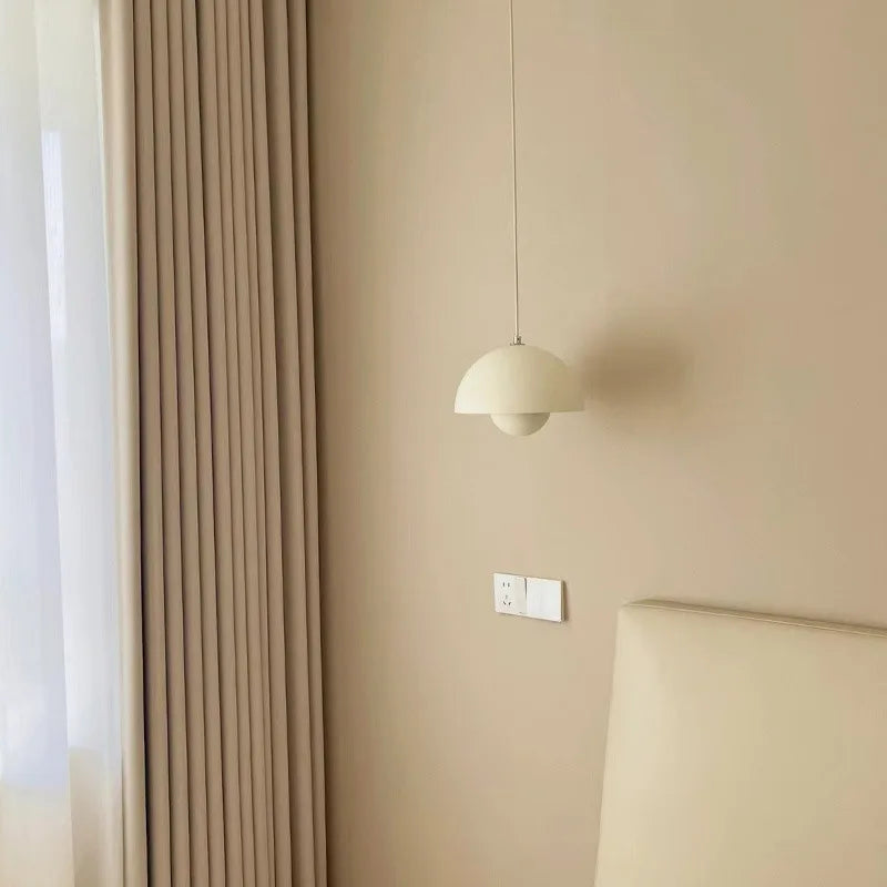 Bedroom Bedside Chandelier Danish Bud Lamp Internet Celebrity Cream Style Simple Modern Creative Small Chandelier