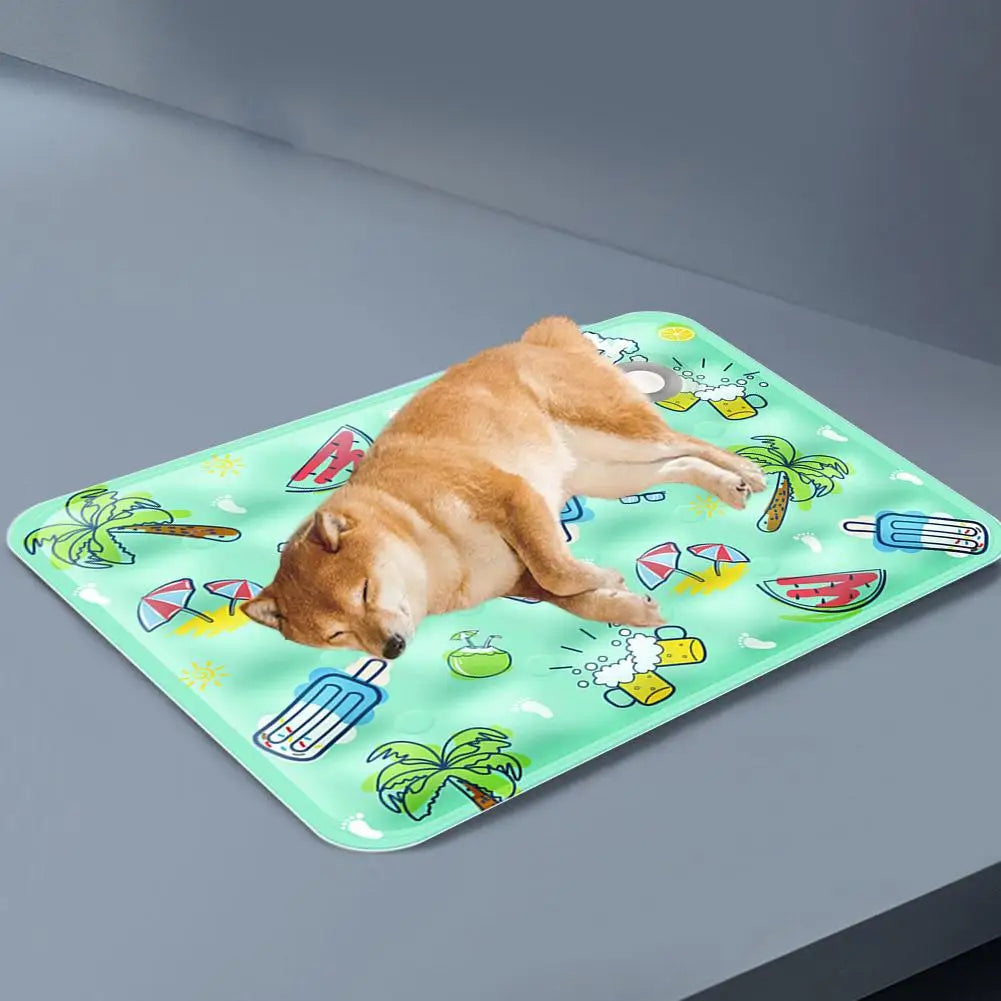Cooling Ice Mat For Pets Summer Pet Cold Bed Extra Large For Small Big Dogs Pet Accessories Water Injection Cooling Pad Dry Pad
