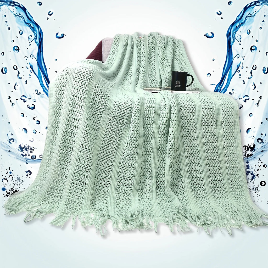 Nordic Style Soft And Comfortable Air-Conditioning Blanket Sofa Blanket Bed End Single for Hotel Homestay Living Room Bedroom