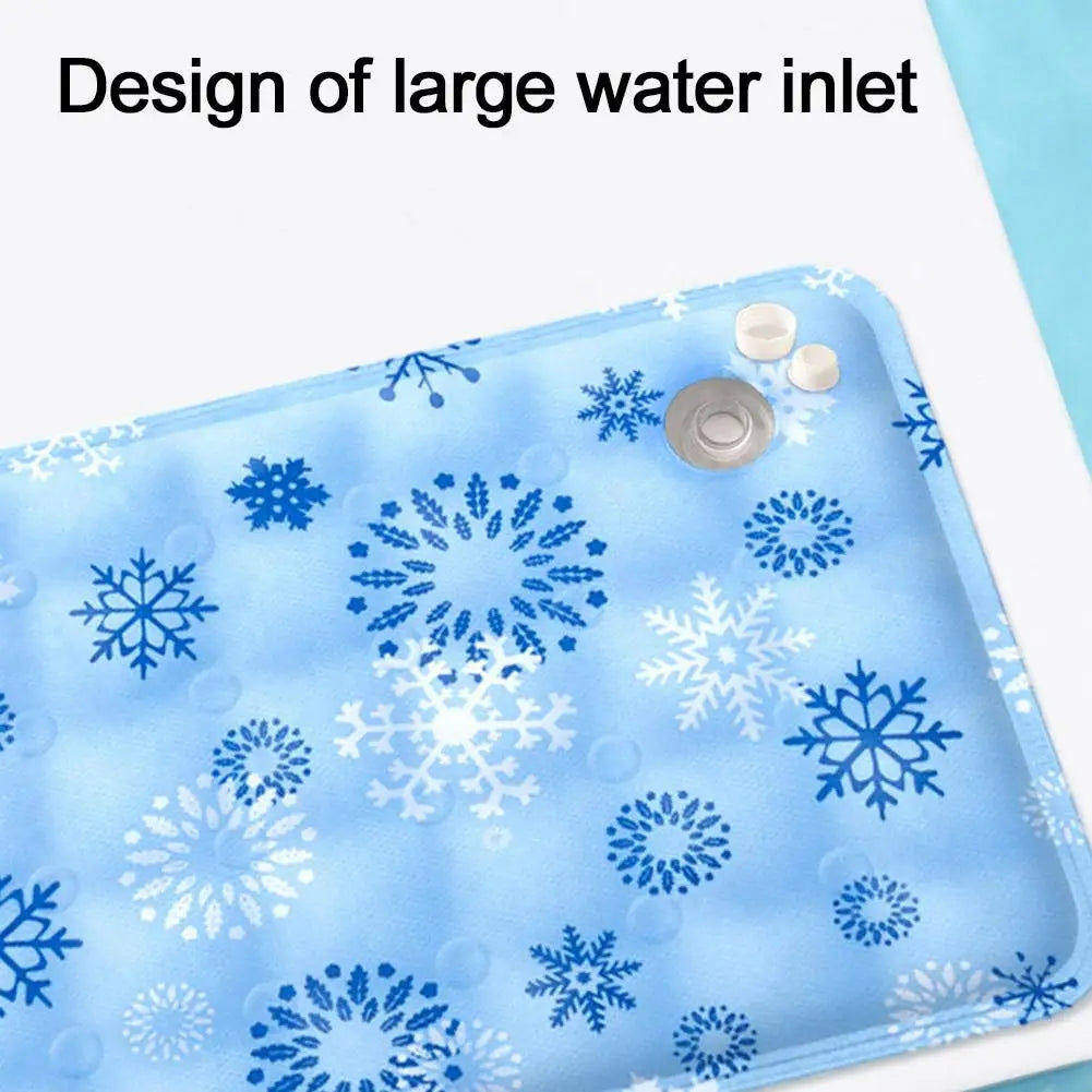 Cooling Ice Mat For Pets Summer Pet Cold Bed Extra Large For Small Big Dogs Pet Accessories Water Injection Cooling Pad Dry Pad