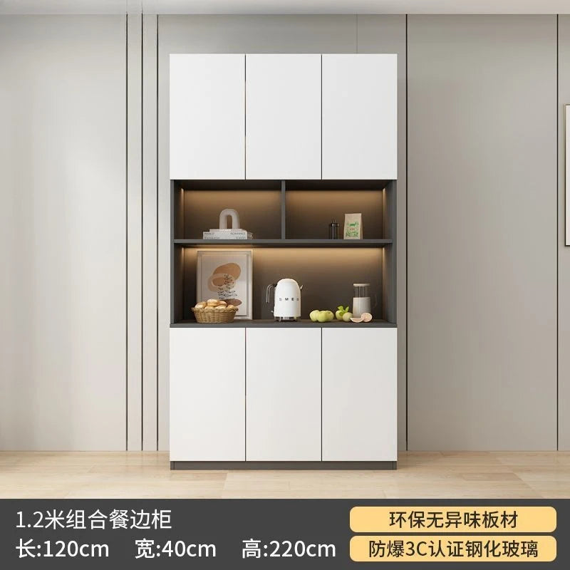 LivingRoom Cabinet Premium Solid Wood Dining Side Cabinet Integrated Household Light Luxury High-end Wine Cabinet Storage Locker