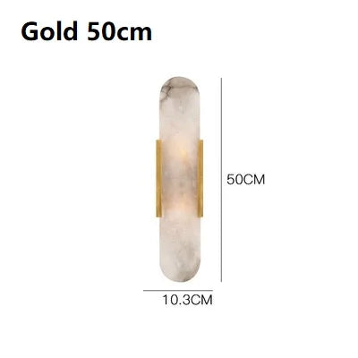Modern Nordic High-End Marble Bedroom Bedside Lamps Living Room Wall Lighting Elegant Room Decor Marble Interior Wall Led Lights