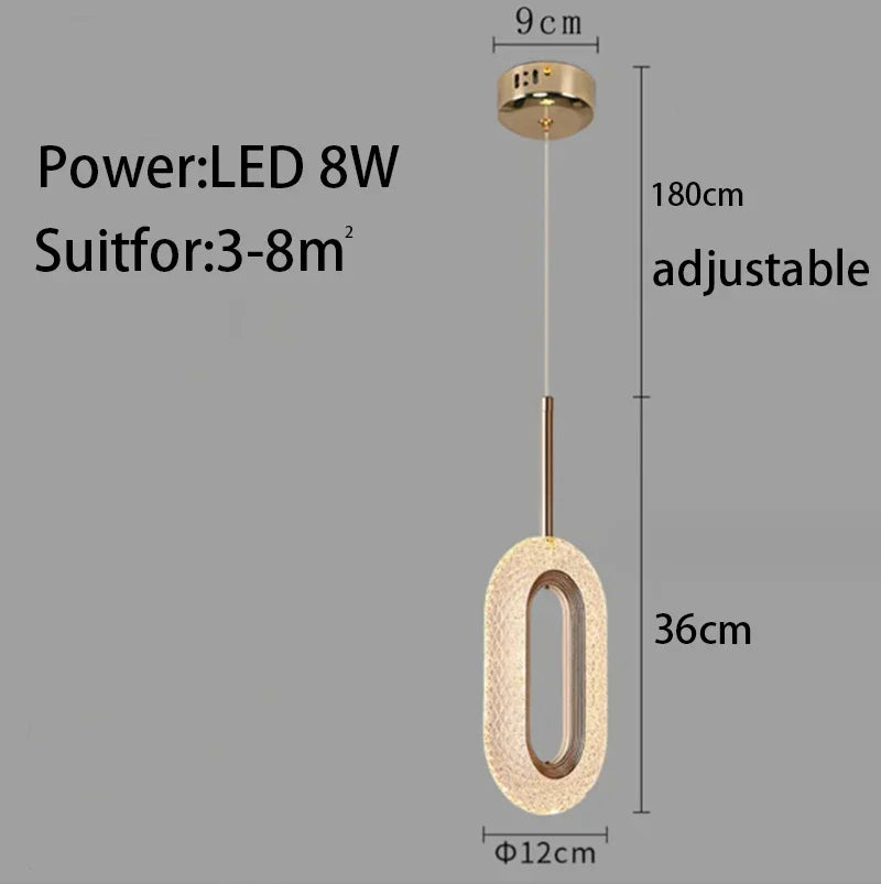 Modern Bedroom Bedside Chandelier Originality Corridor Wall Lamp Restaurant Bar Ceiling Lamp Indoor Decorate Pendant Luminaires