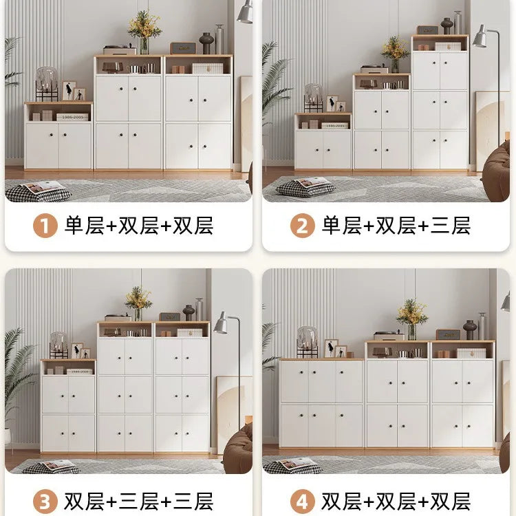 Living Room Storage Cabinet Chest of Drawers Bedroom Wooden Locker, Small Standing Cabinet, Household Bedside Locker, Drawers