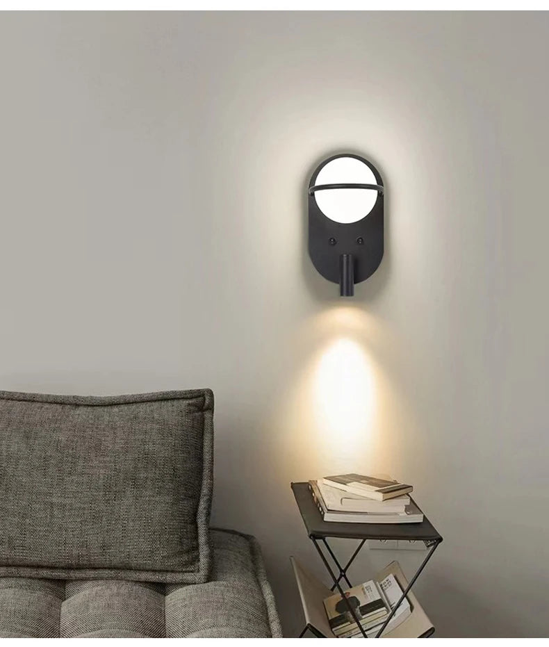 Bedroom Bedside Wall With Switch Wall Lights Creative Led Adjustable Modern Study Living Room Sofa Tv Background Walls Lamp