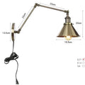Modern Minimalist Bedroom Wall Lamp for Living Room Aisle Dining Room Adjustable Decorative Long Arm Wall Sconce Reading Lights
